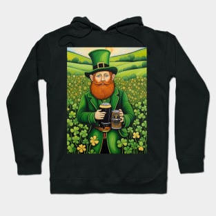 Folk Art Leprechaun Hoodie